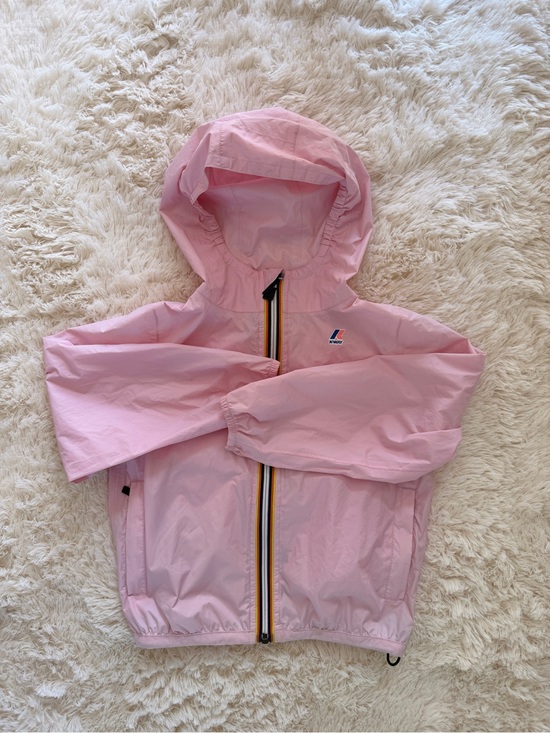 K-Way Other - K-Way Le Vrai 3.0 Claude Pink Packable Rain Jacket Girls Size 6Y